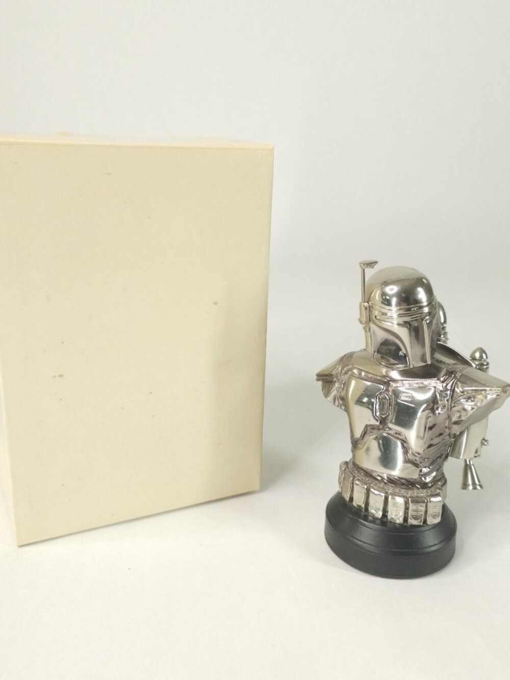 Gentle Giant Chrome Jango Fett Mini Bust Statue Limited Edition Star Wars